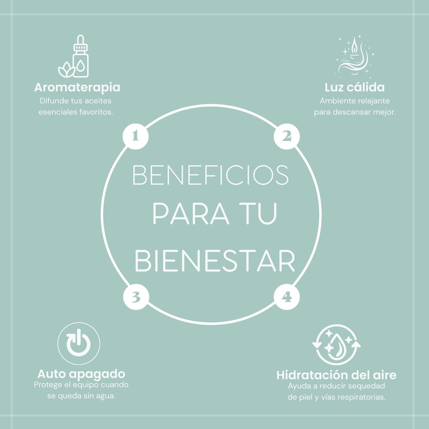 Humidificador Ultrasónico “Medusa” 360ml – Difusor de Aromas con Luz Cálida USB