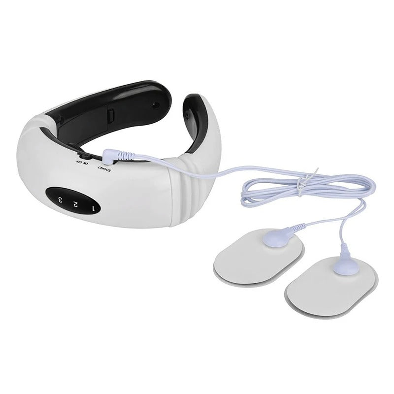 Masajeador Inteligente de Cuello y Espalda con Electroterapia TENS – Relájate y disfruta tu bienestar