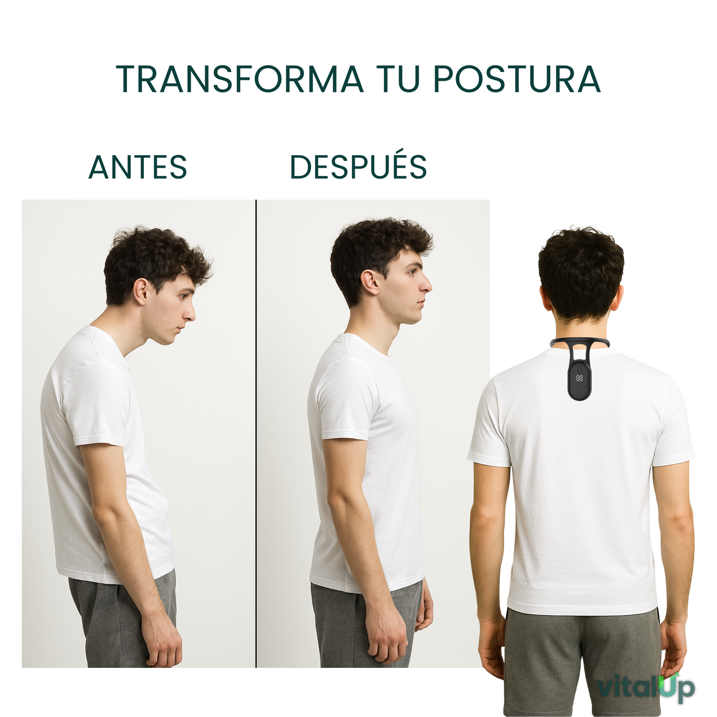 Entrenador de Postura Inteligente con Recordatorio Vibratorio