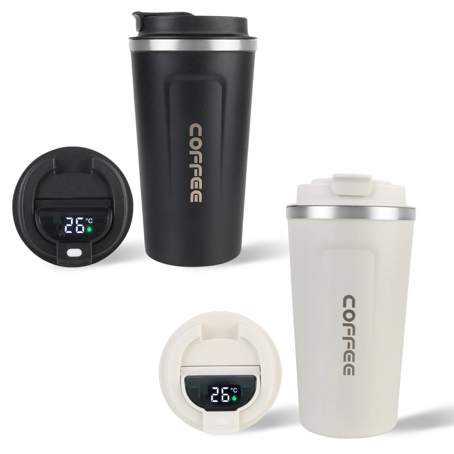 Mug Isotérmico Inteligente con Pantalla LED – 510ml
