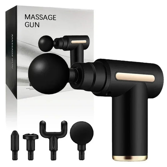 Pistola Masajeadora de Percusión Premium – 30 Niveles | Alivio Muscular y Bienestar